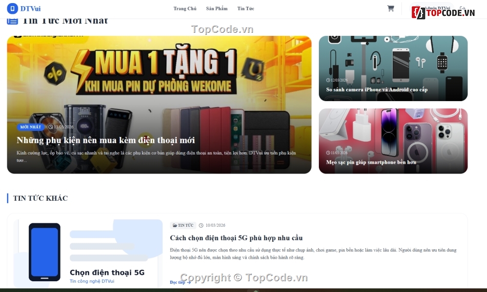 web bán điện thoại,website bán điện thoại,web bán phụ kiện